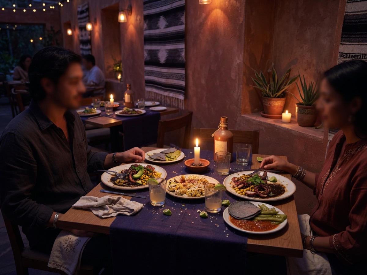 Cena en la sala